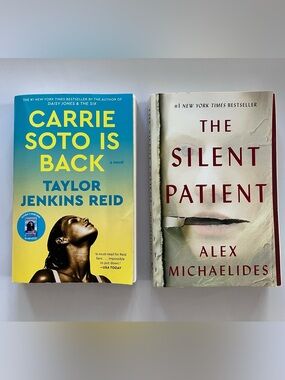 2 Book Bundle | Fiction | Carrie Soto + The Silent Patient